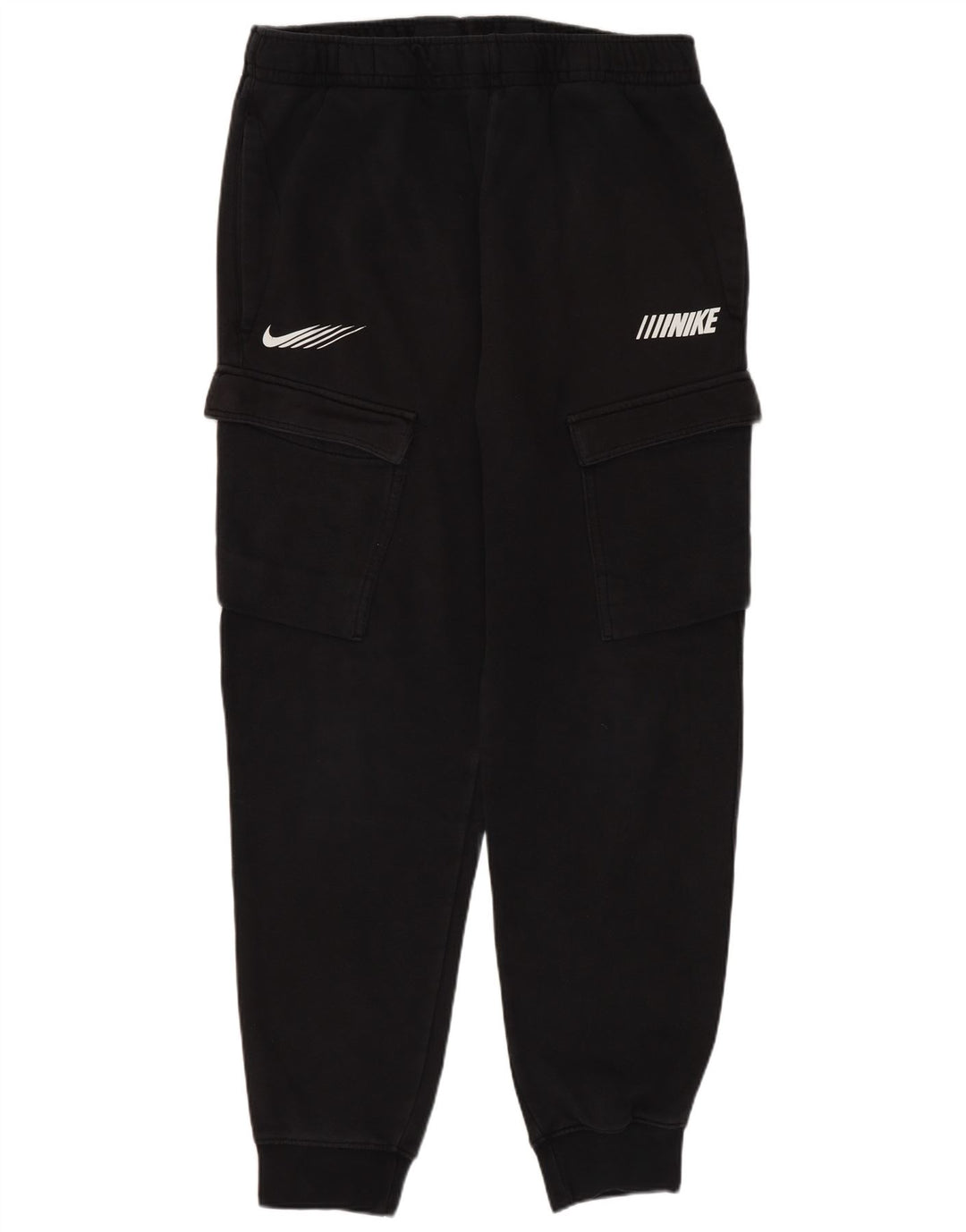 Nike Pantalones De Chándal Cargo Con Gráficos Joggers De Algodón Negro Mediano