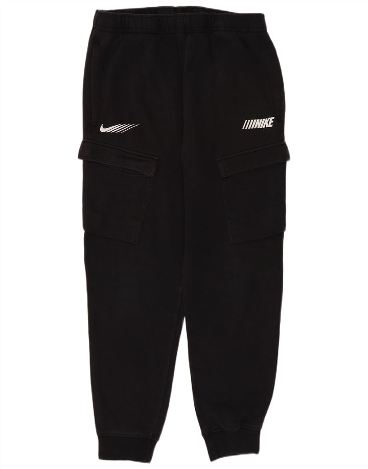 Nike Pantalones De Chándal Cargo Con Gráficos Joggers De Algodón Negro Mediano