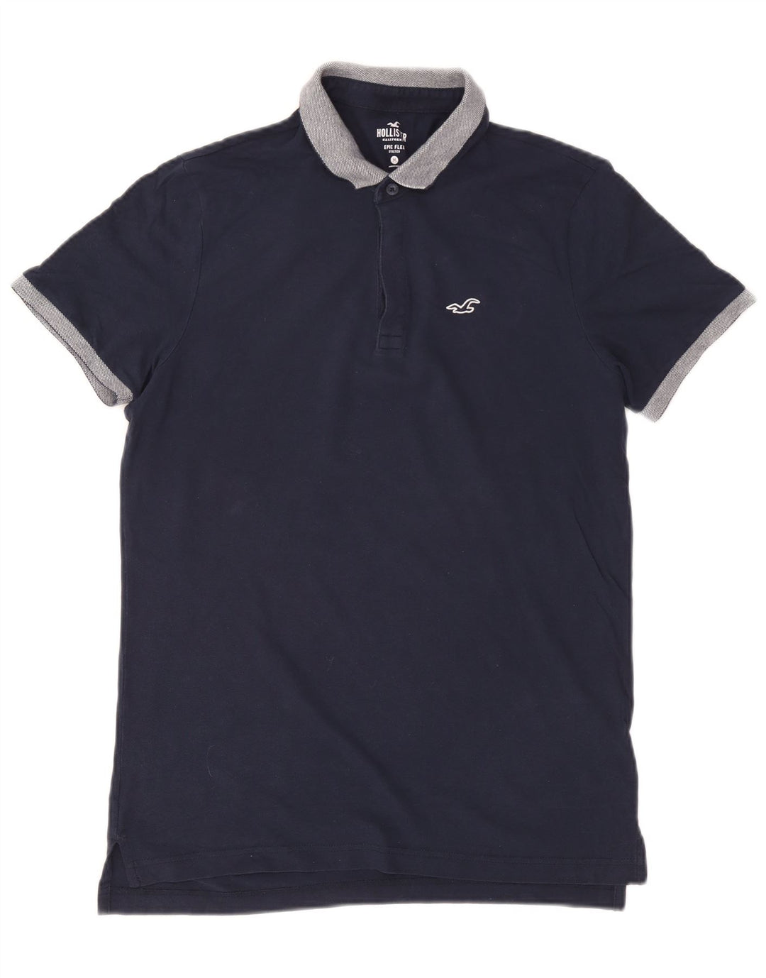 Polo Hollister Rugby Hombre Azul Marino Mediano