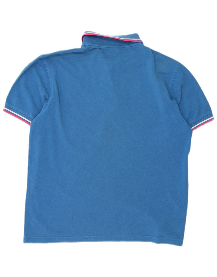 Polo Fred Perry Hombre Grande Azul Algodón