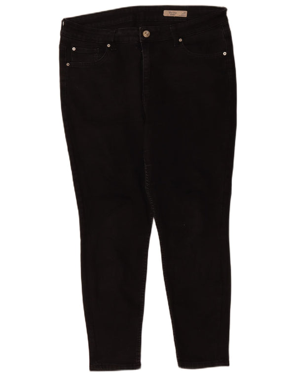 Marks & Spencer Jeans Ajustados The Ivy para Mujer Reino Unido 46 Grande W32 L26 Negro