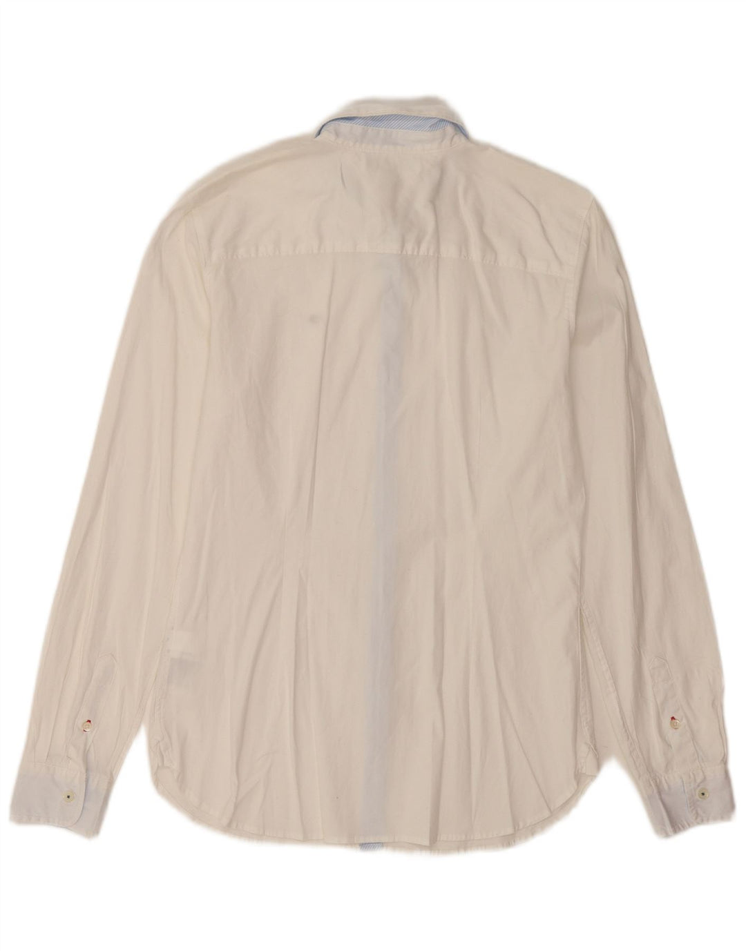 Tommy Hilfiger Camisa ajustada para mujer US 8 Mediana Algodón blanco