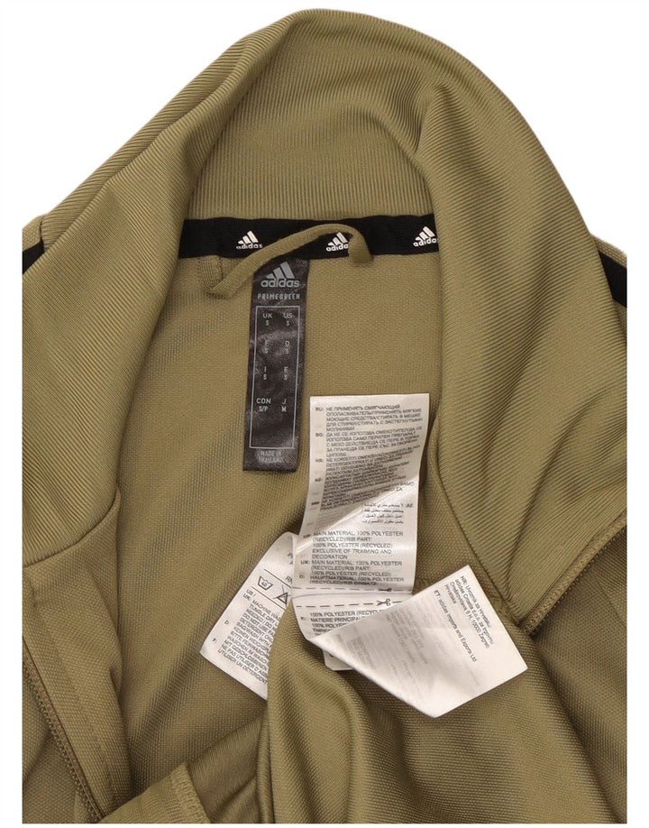 ADIDAS Hombre Aeroready Chándal Top Chaqueta Pequeña Caqui Poliéster