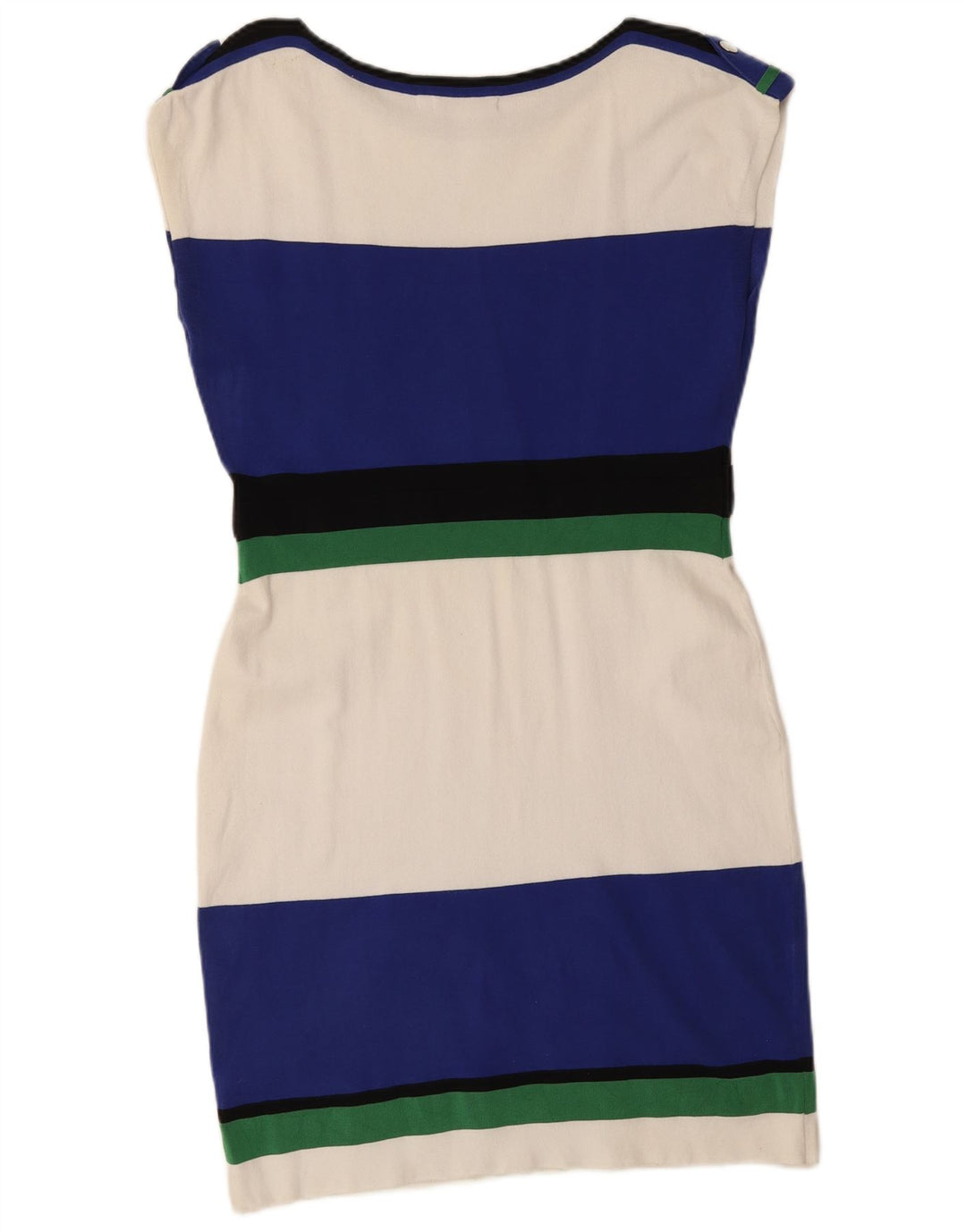 Karen Millen Vestido de tubo de gran tamaño para mujer US 4 Pequeño multicolor a rayas