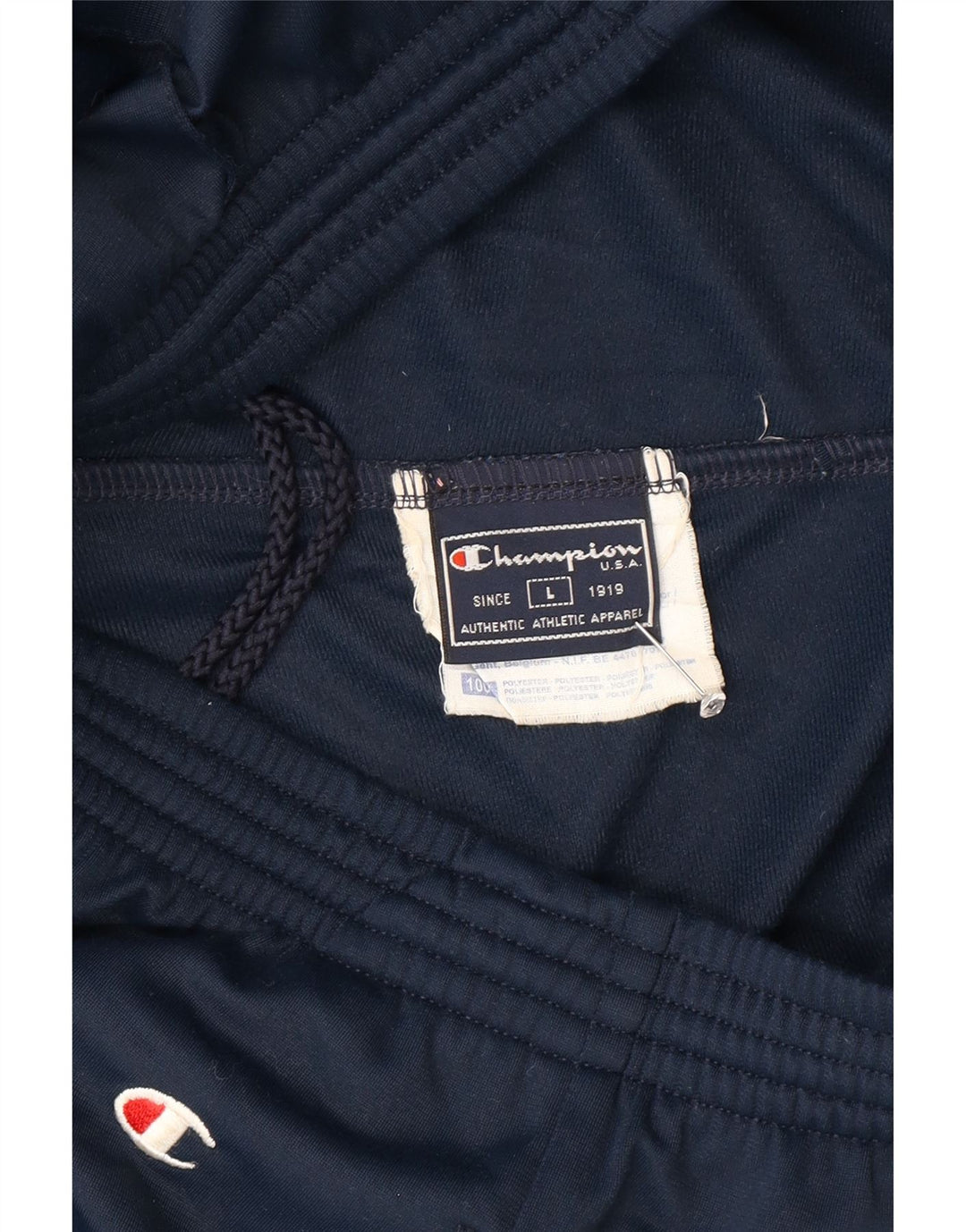 CHAMPION Pantalón de Chándal para Hombre Grande Azul Marino Poliéster