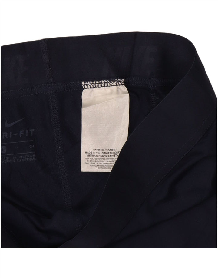 NIKE Pantalones cortos deportivos Dri Fit para hombre, tamaño pequeño, poliéster azul marino
