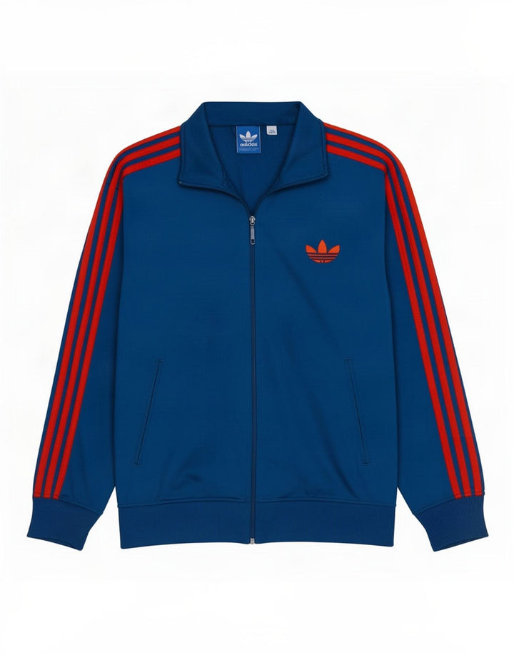 Adidas Hombre Chándal Top Chaqueta Grande Azul Marino Poliéster