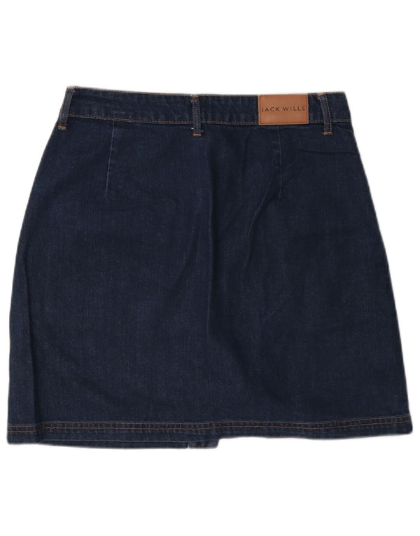 Jack Wills Minifalda vaquera para mujer UK 10 Small W27 Algodón azul