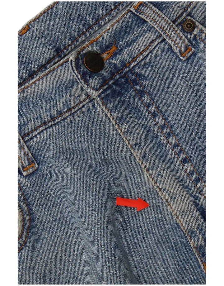 Wrangler Vaqueros rectos elásticos Texas para hombre W32 L29 Algodón azul