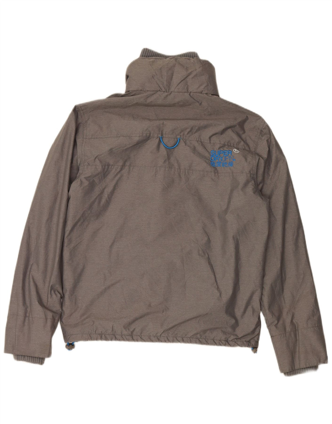 SUPERDRY Chaqueta cortavientos Windcheater para hombre UK 38 Medium Grey Nylon