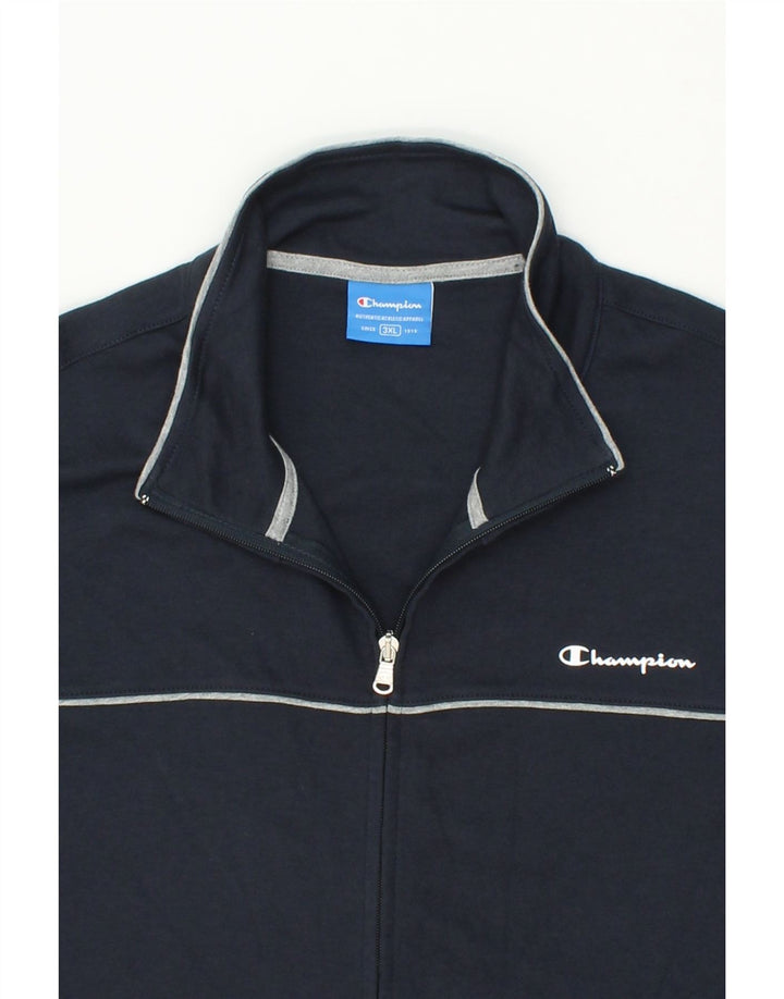 CHAMPION Chaqueta de chándal para hombre 3XL Algodón azul marino