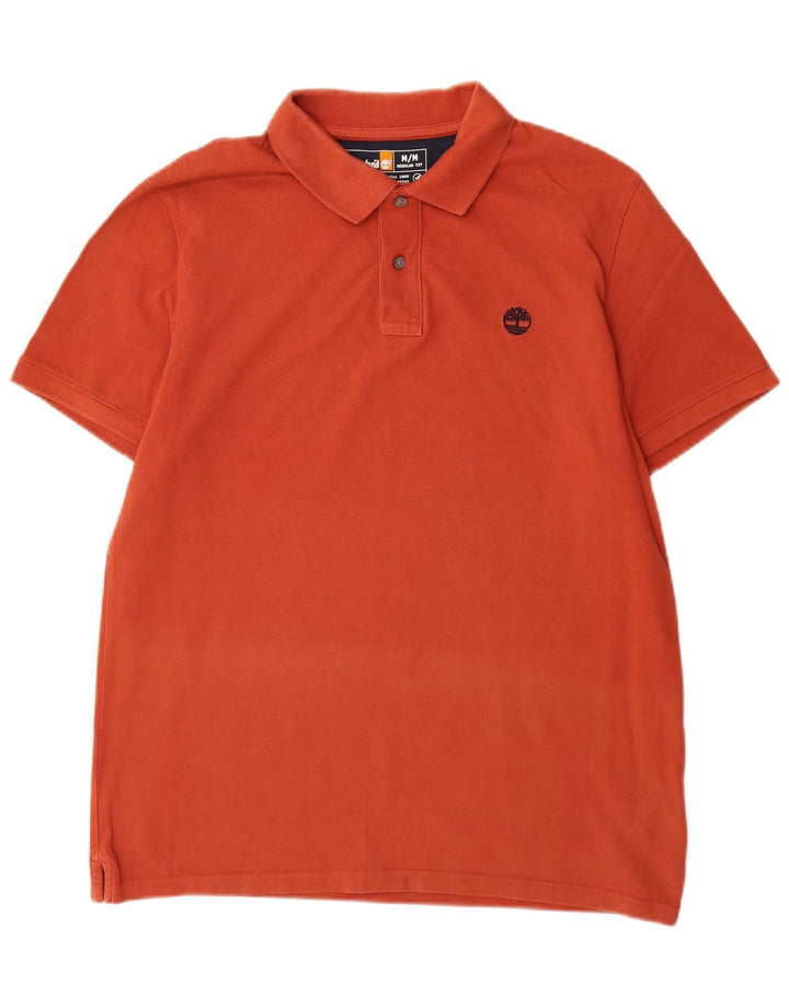 Timberland Polo De Corte Regular Para Hombre De Algodón Naranja Medio