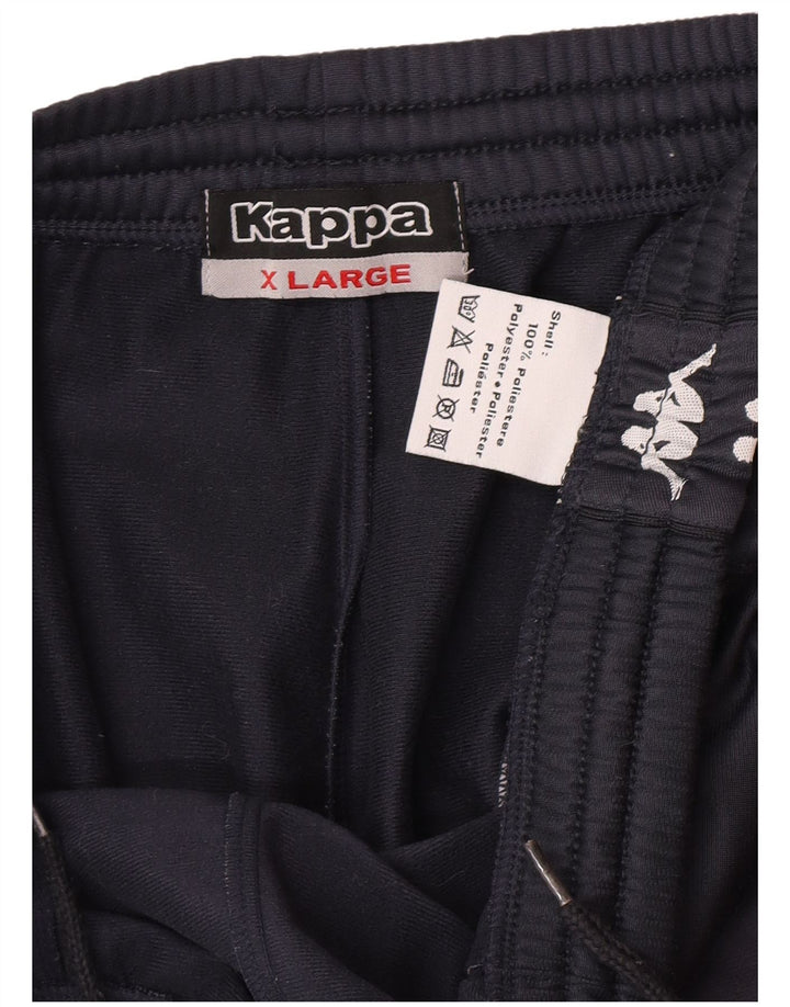 Kappa Hombre Pantalones De Chándal Gráfico XL Azul Marino Poliéster