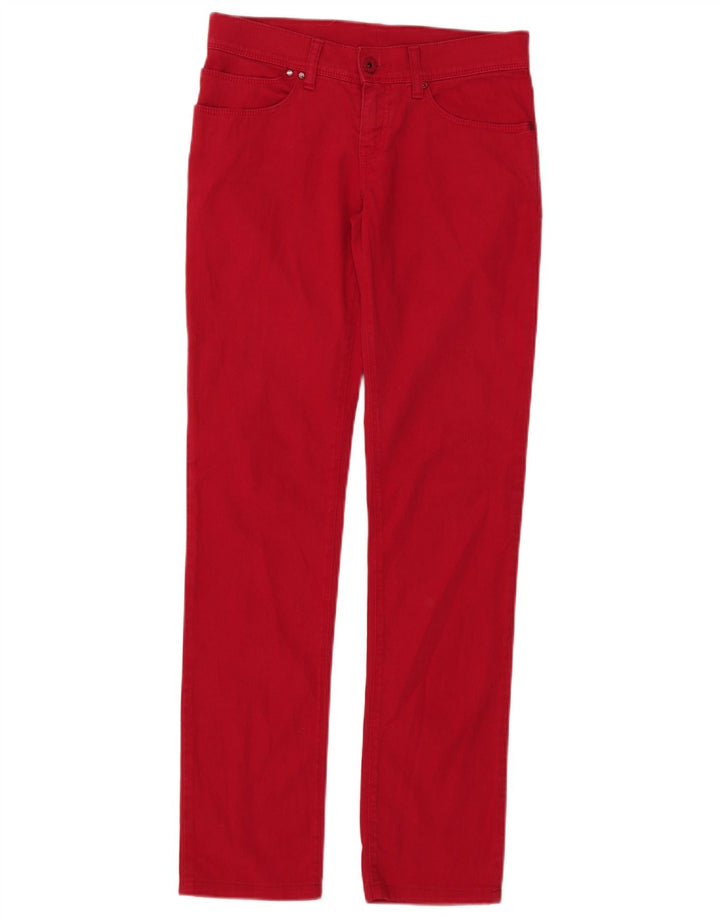 ARMANI Vaqueros Slim Mujer W29 L30 Algodón Rojo