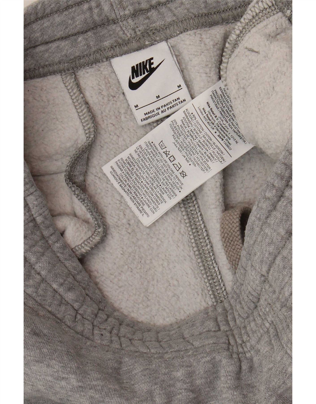 Pantalón De Chándal Nike Hombre Joggers Gris Medio Algodón