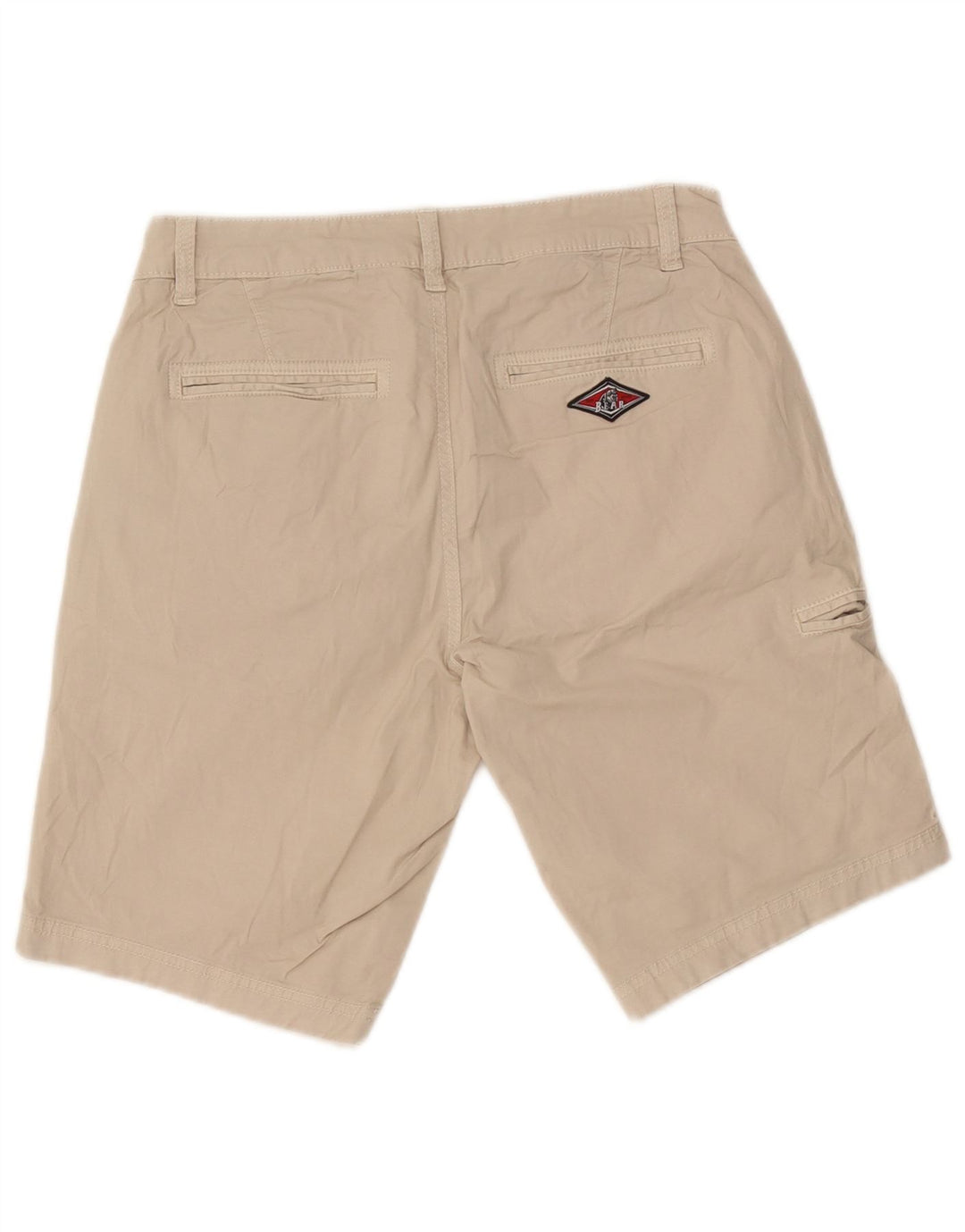 Pantalones cortos cargo para hombre Bear IT 44 XS W30 Algodón beige