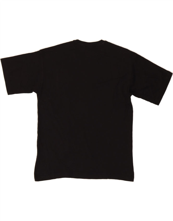 CHAMPION Mens Graphic T-Shirt Top Medium Black Cotton Vintage Champion and Second-Hand Champion from Messina Hembry 