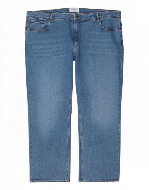 Vaqueros recortados Chesham Girlfriend para mujer de Fat Face UK 22 3XL W42 L26 Azul