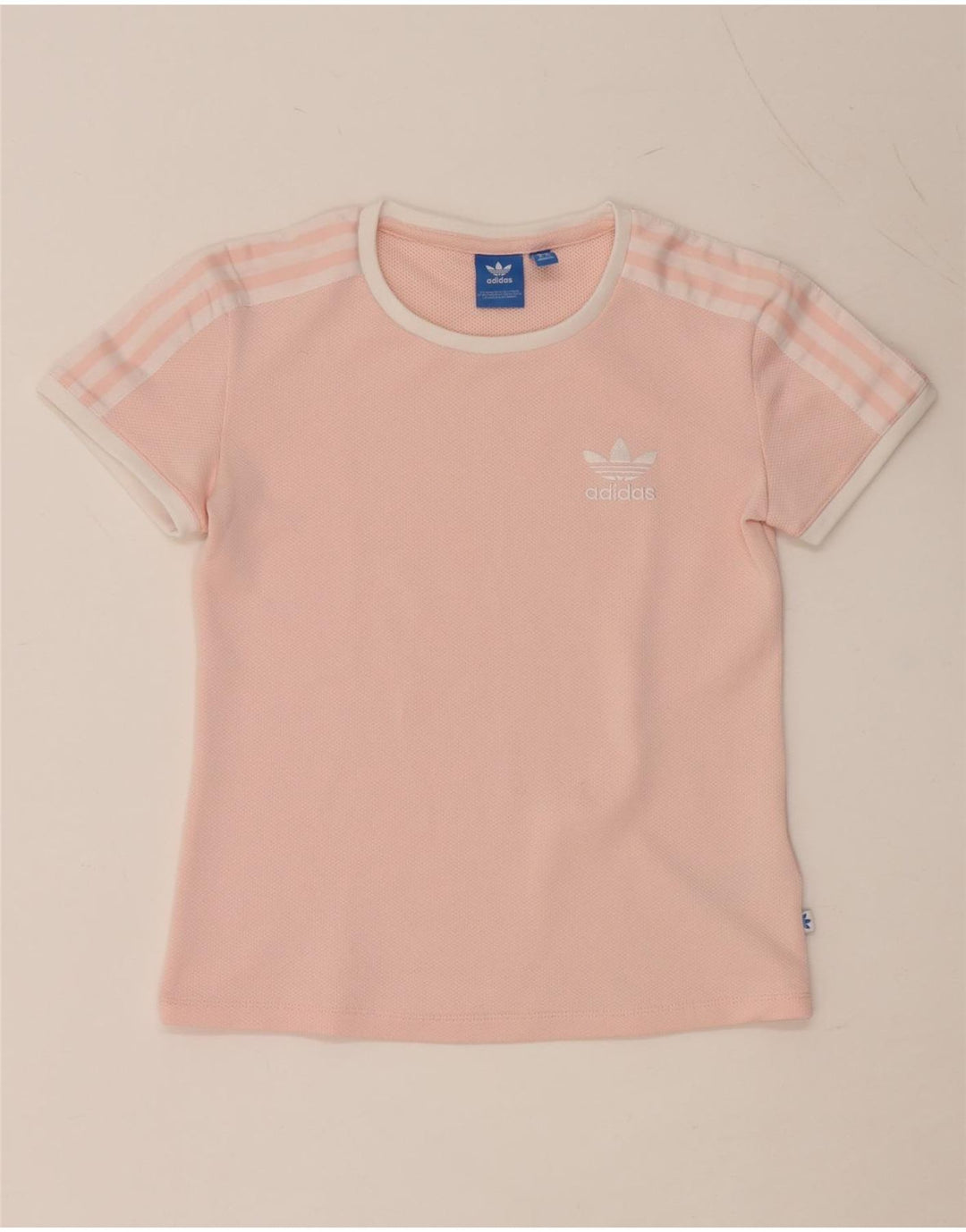 ADIDAS Camiseta para mujer Top UK 8 Small Rosa Poliéster