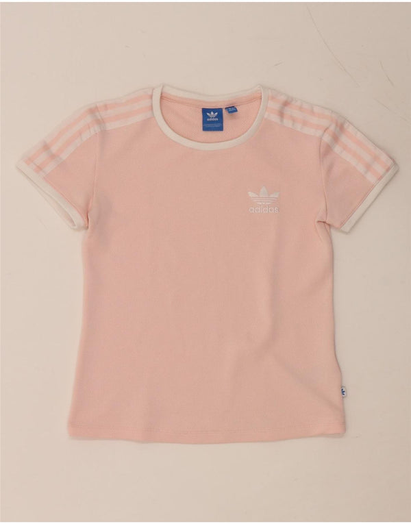 ADIDAS Camiseta para mujer Top UK 8 Small Rosa Poliéster