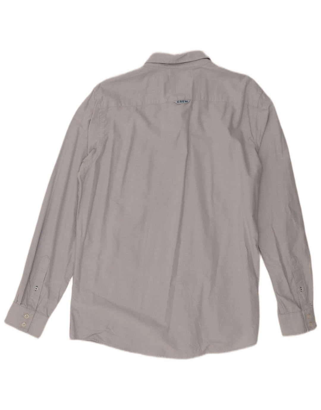 Crew Clothing Camisa ajustada para hombre Algodón azul medio