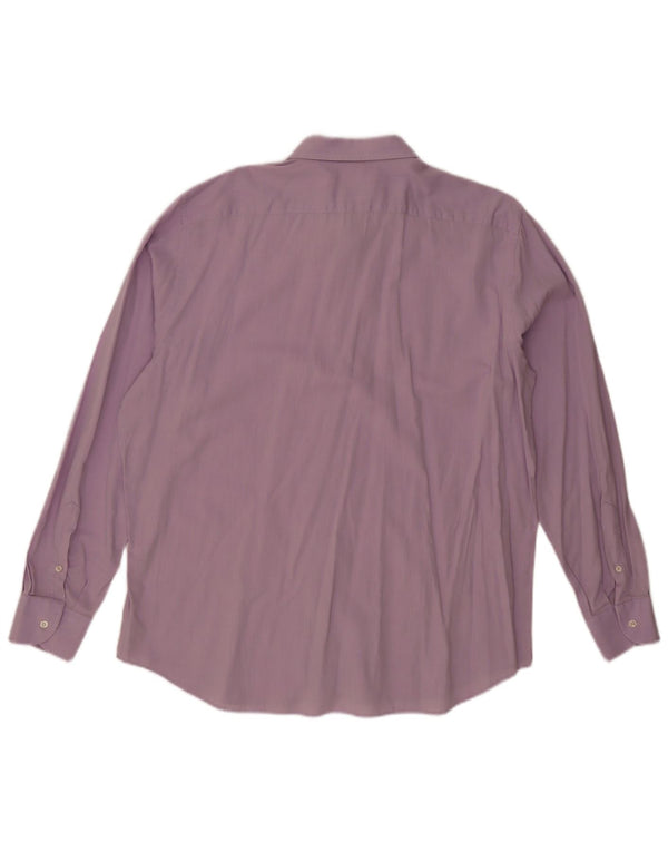 Roccobarocco Camisa Hombre Talla 45 18 2XL Púrpura