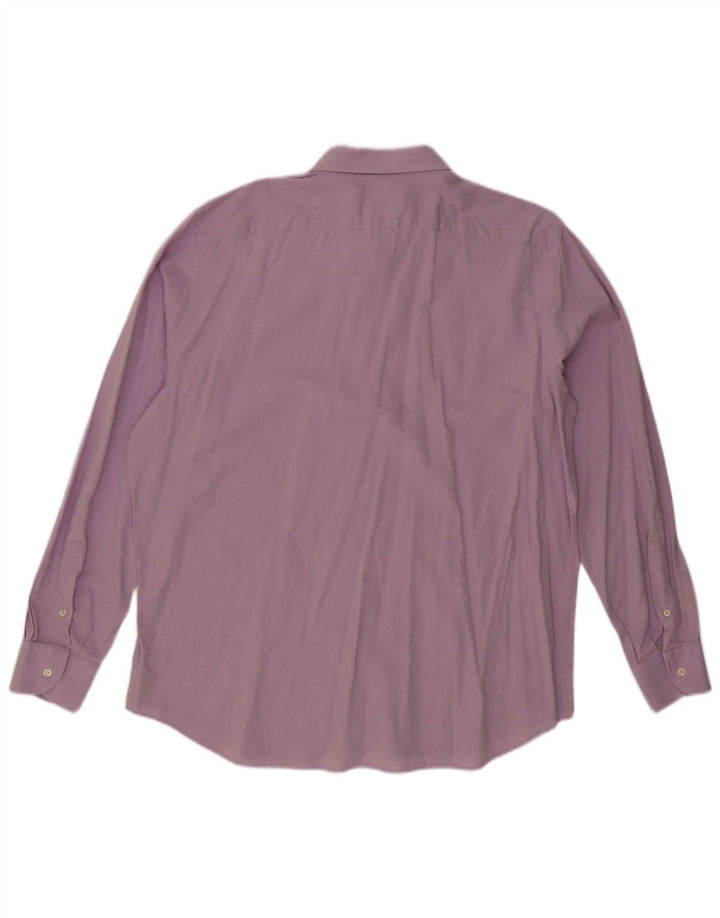 Roccobarocco Camisa Hombre Talla 45 18 2XL Púrpura