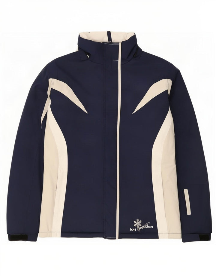 Chaqueta de esquí para mujer MC Kee's IT 44 Medium Azul marino Colorblock