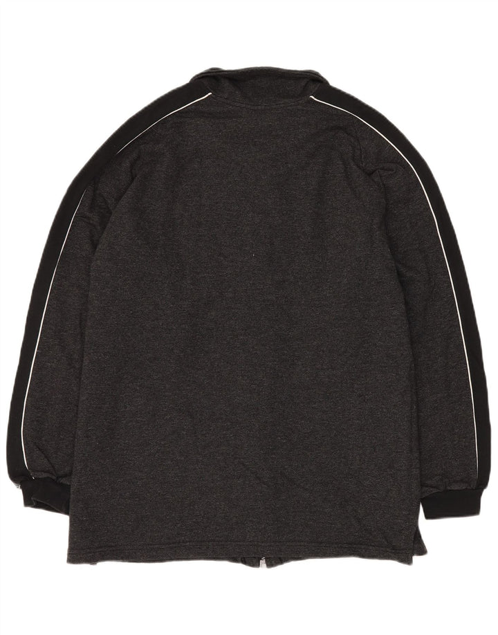 ASICS Mens Graphic Chándal Top Chaqueta XL Gris