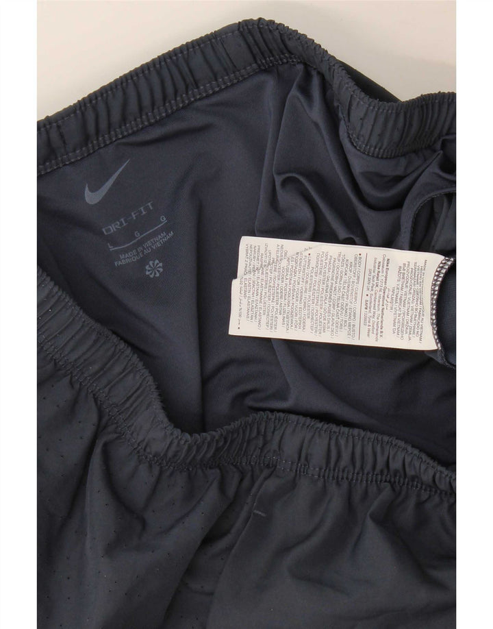 Nike Dri Fit Graphic - Pantalones cortos deportivos para hombre, poliéster, color azul marino