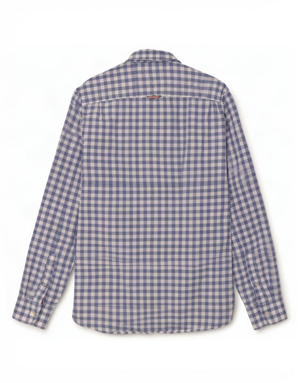 Camisa Tommy Hilfiger Hombre Small Blue Gingham Cotton