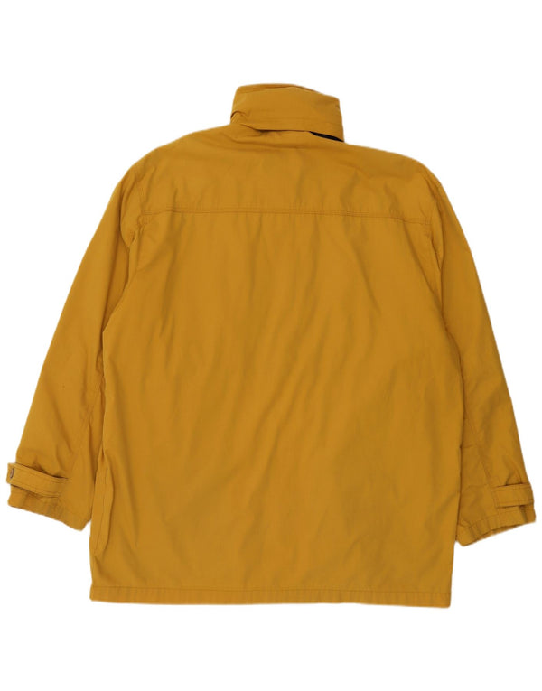 Chaqueta utilitaria con capucha para hombre Green Leaves UK 42 XL Amarillo