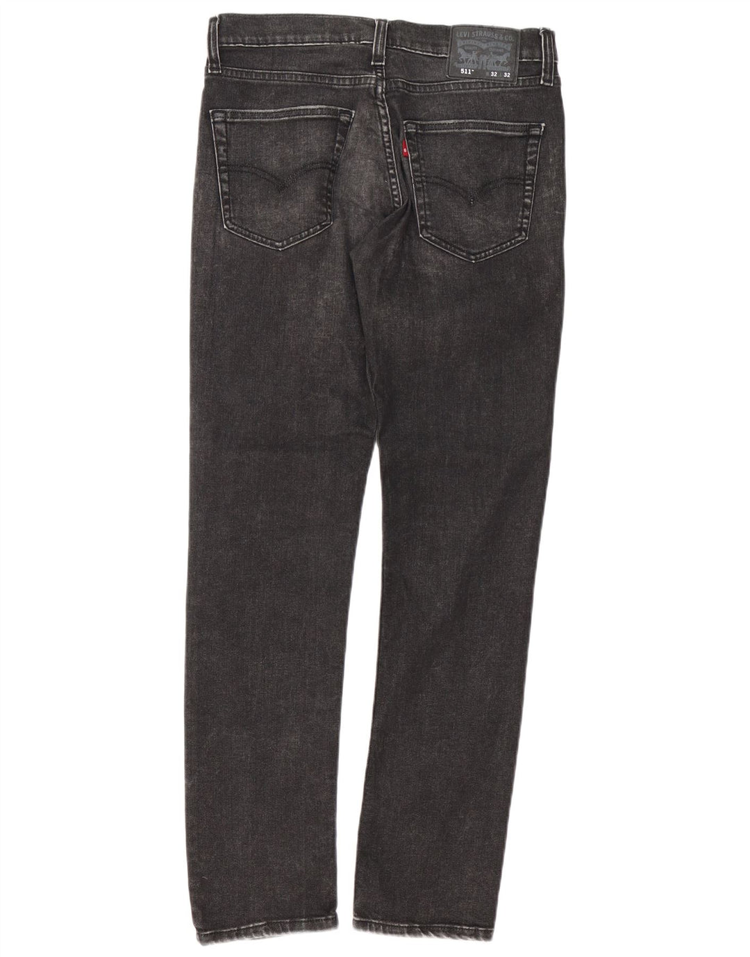 Levi's Hombre 511 Slim Jeans W32 L32 Algodón Negro