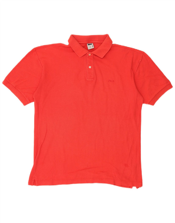 FILA Polo para hombre IT 52 Grande Rojo
