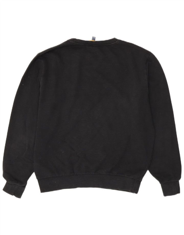 Ellesse - Sudadera extragrande para mujer, talla 40, talla grande, algodón negro