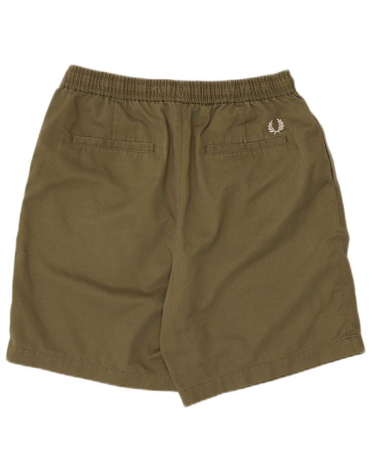 Fred Perry Pantalones Cortos Deportivos Para Hombre Poliéster Verde Grande