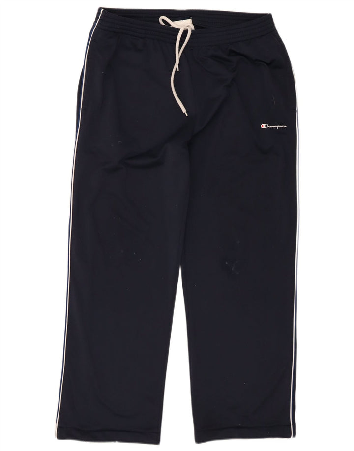 Champion Pantalón De Chándal Para Hombre Grande Azul Marino Poliéster