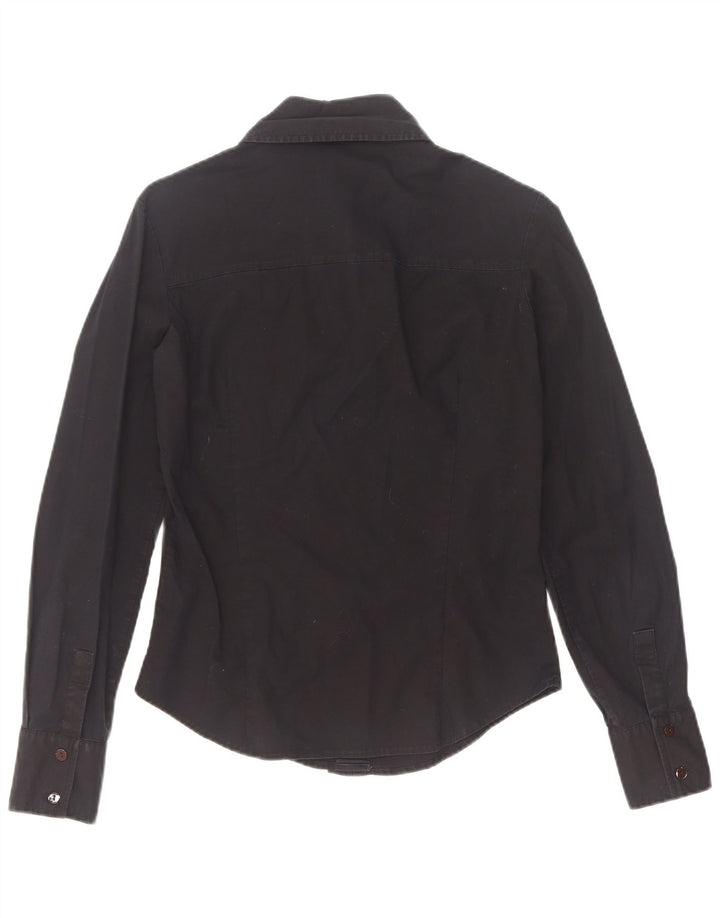 Camisa De Mujer Sportstaff IT 44 Mediana Negro Algodón