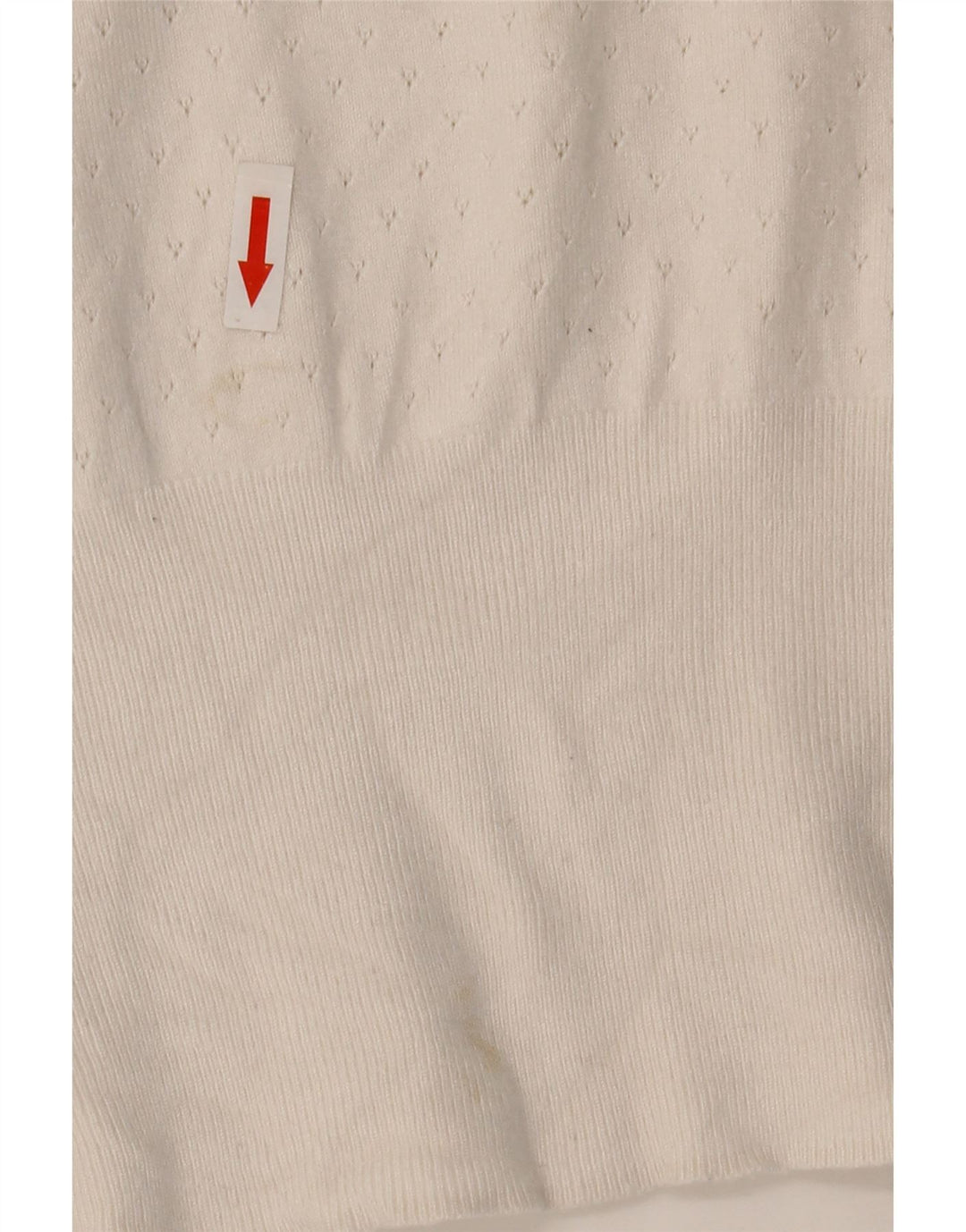 Marks & Spencer Suéter tipo jersey con cuello redondo para mujer UK 14 Medium Off White