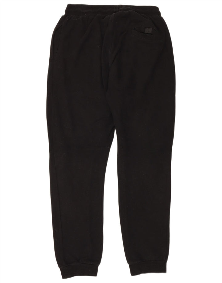 ELLESSE Pantalones de chándal para hombre Joggers Large Black Cotton