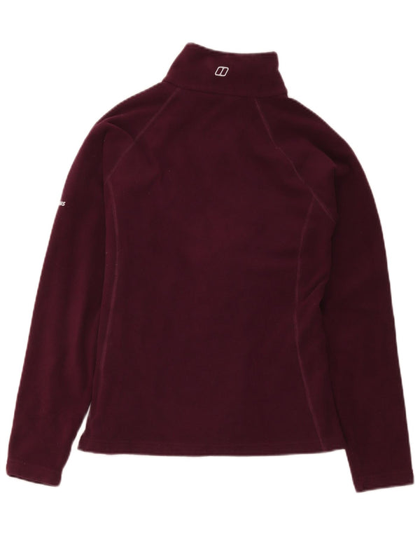 Berghaus Chaqueta polar para mujer UK 10 Small Borgoña