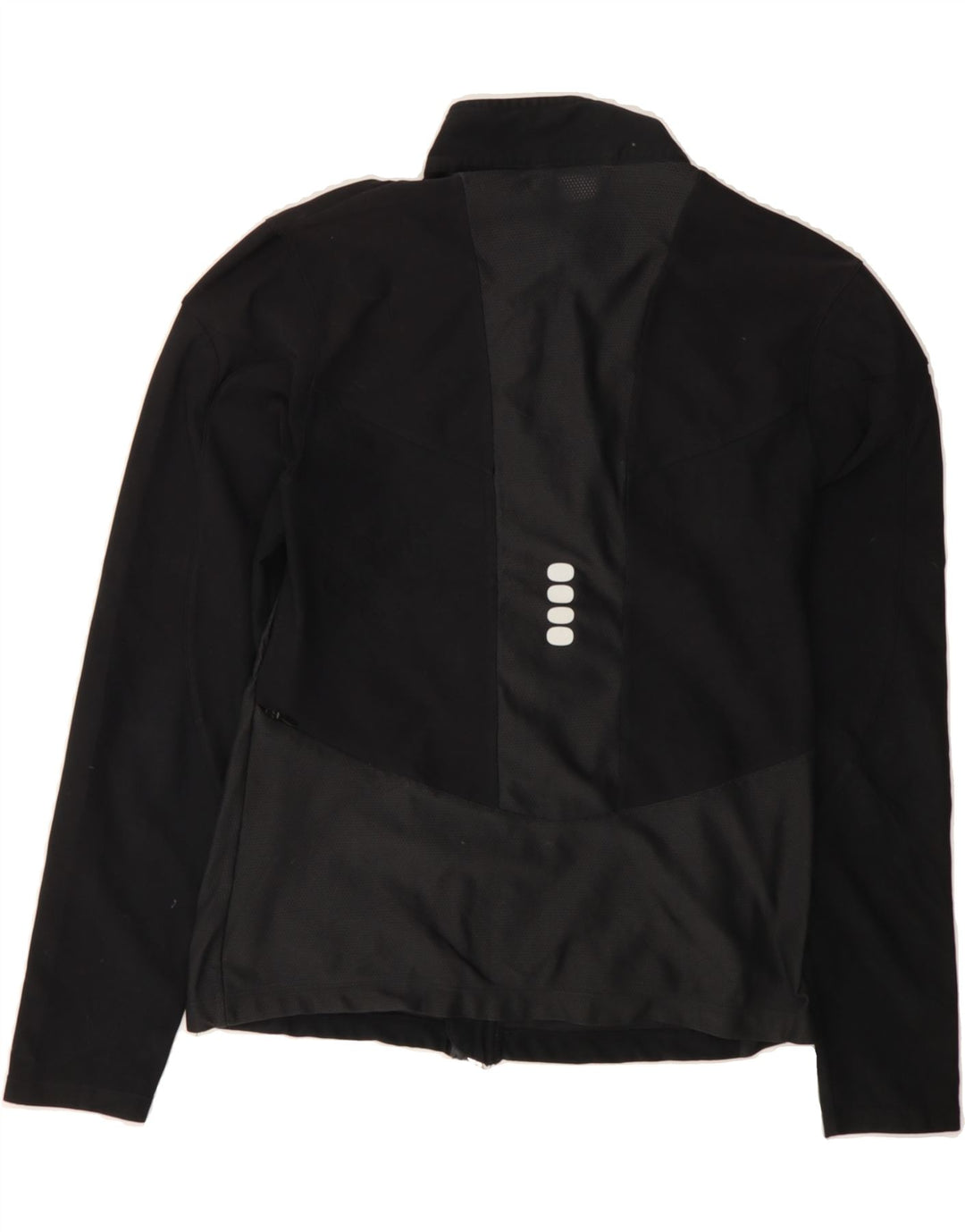 NIKE Womens Tracksuit Top Jacket US 8/10 Medium Black Polyester Vintage Nike and Second-Hand Nike from Messina Hembry 