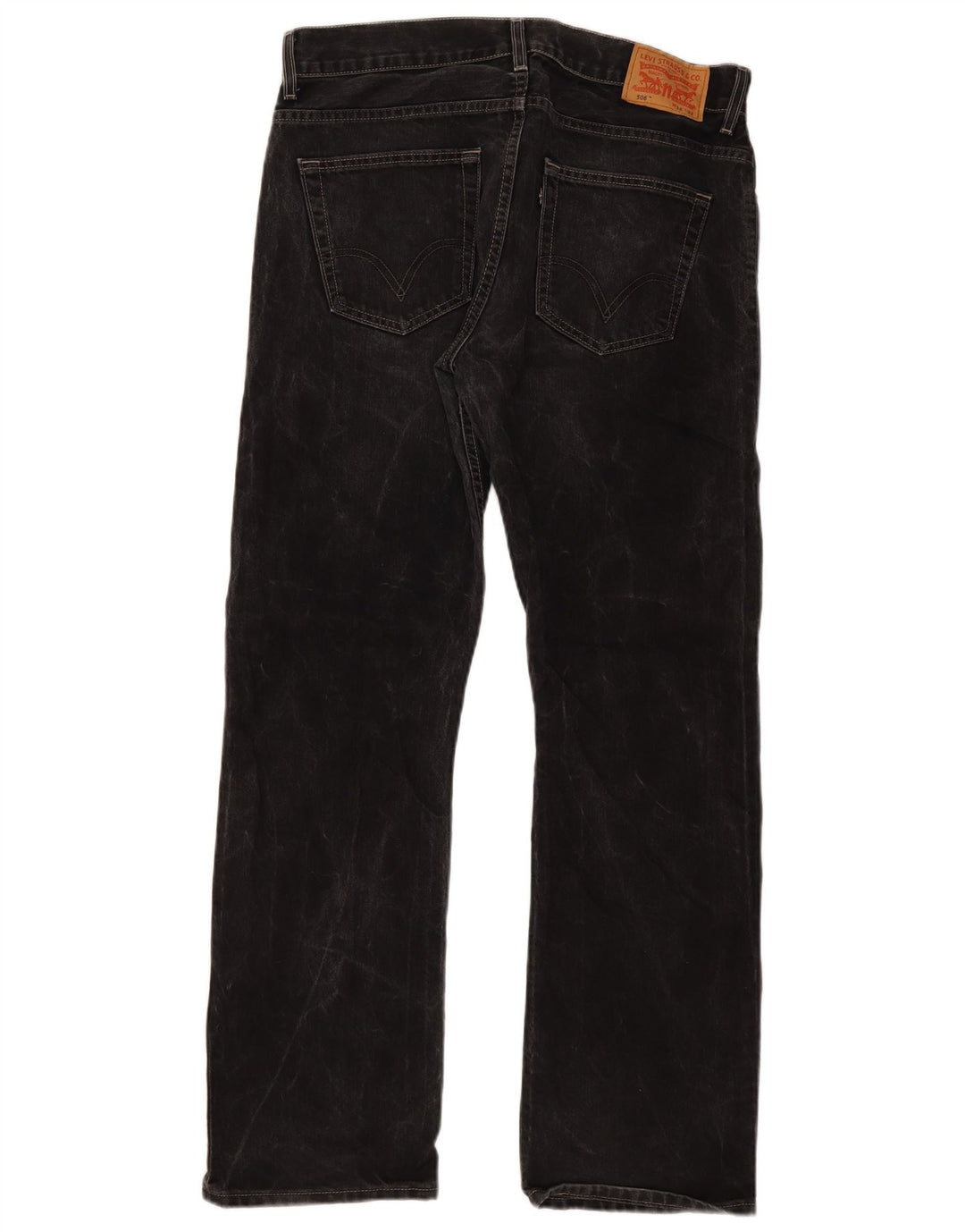 Levi's Vaqueros rectos 506 para hombre W36 L32 Negro