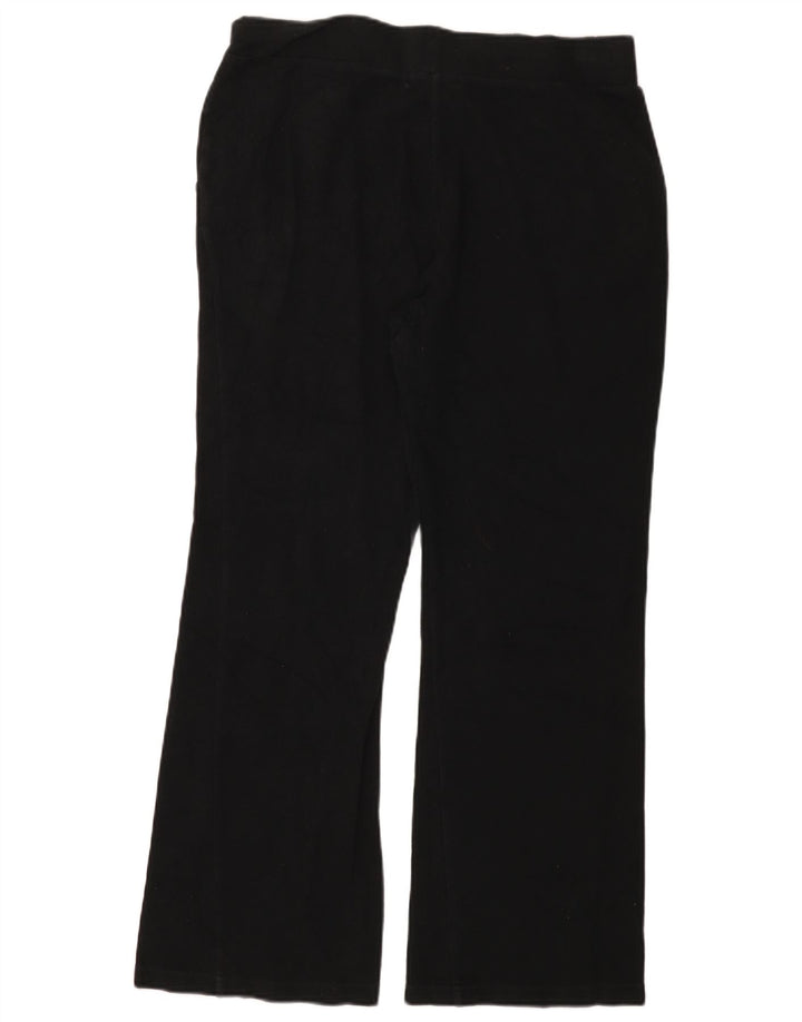 RALPH LAUREN Pantalón chino recto para mujer Mediano W30 L29 Algodón negro