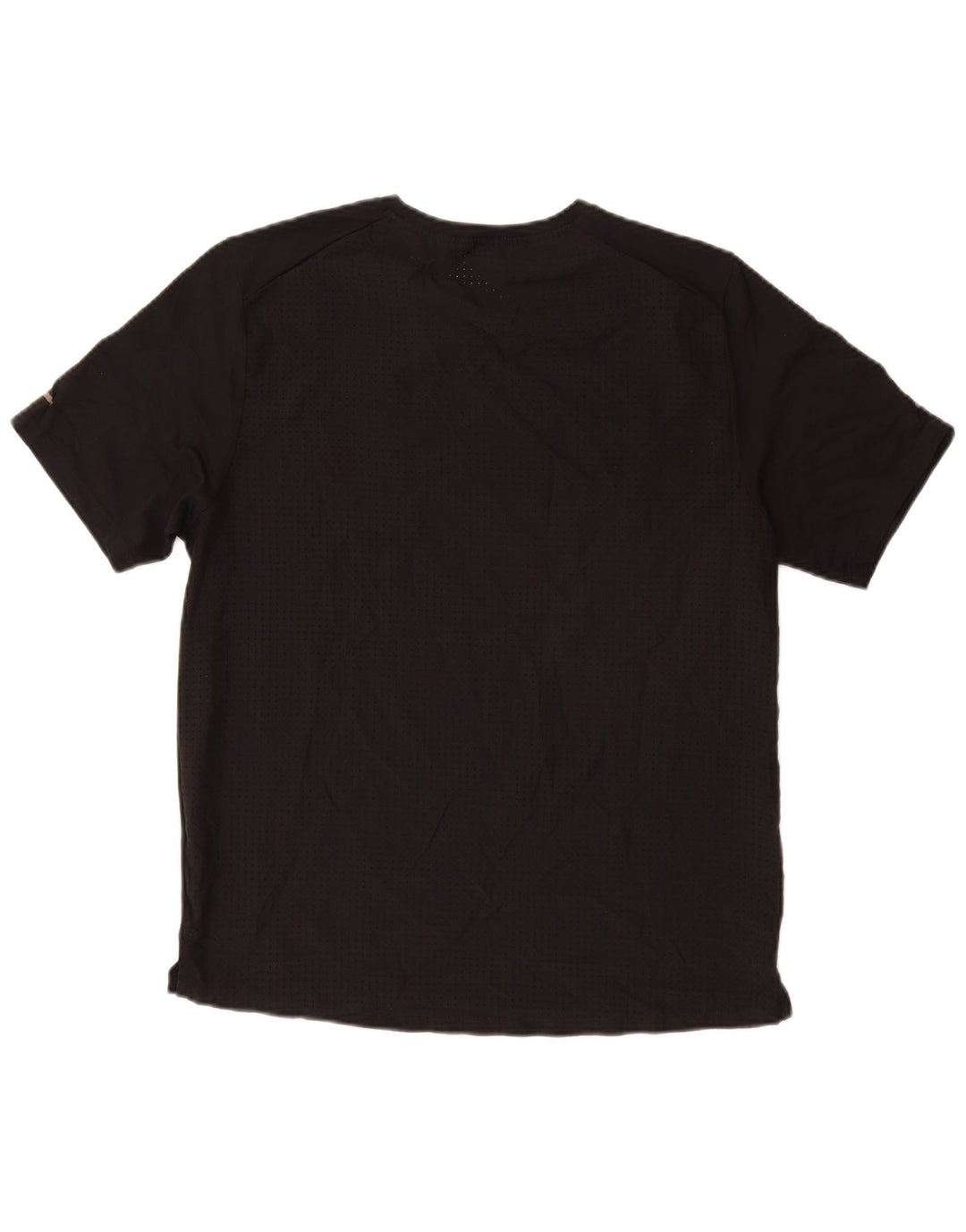 NIKE Camiseta Dri Fit Graphic para Hombre Top Mediano Poliéster Negro