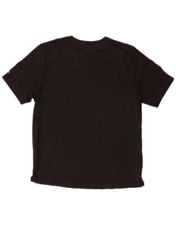 NIKE Camiseta Dri Fit Graphic para Hombre Top Mediano Poliéster Negro