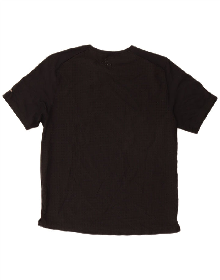 NIKE Camiseta Dri Fit Graphic para Hombre Top Mediano Poliéster Negro