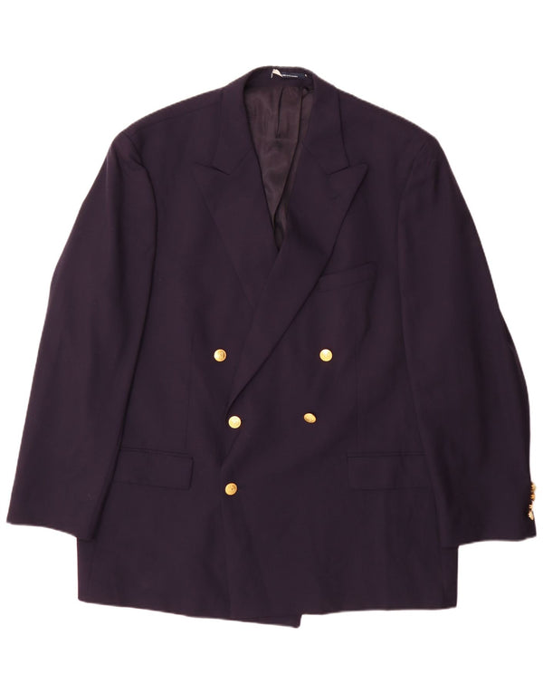 Chaps Ralph Lauren Chaqueta tipo blazer con doble botonadura para hombre UK 42 XL Azul marino