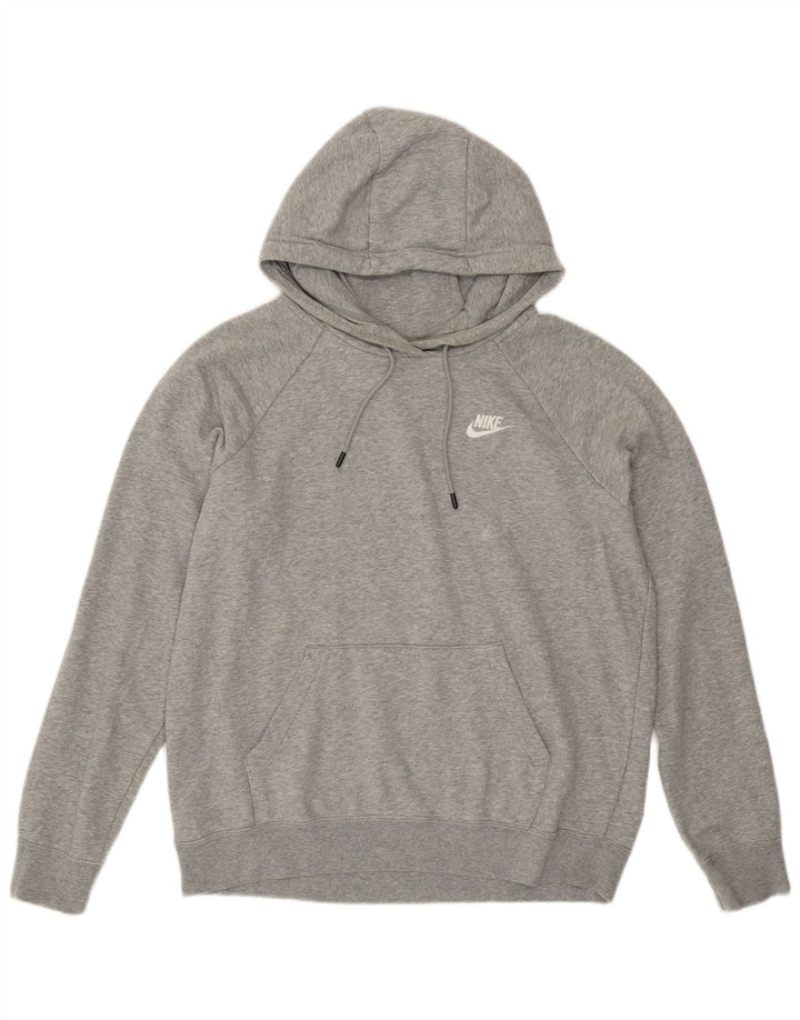 NIKE Sudadera con capucha para mujer UK 40 Algodón gris medio