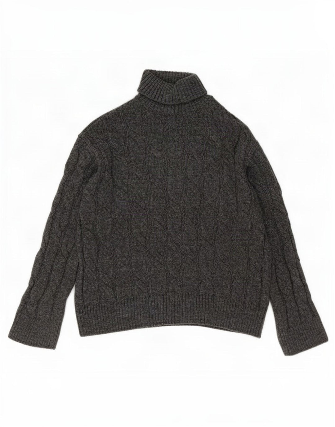 Marks & Spencer Jersey con cuello vuelto para mujer UK 44 Acrílico gris medio